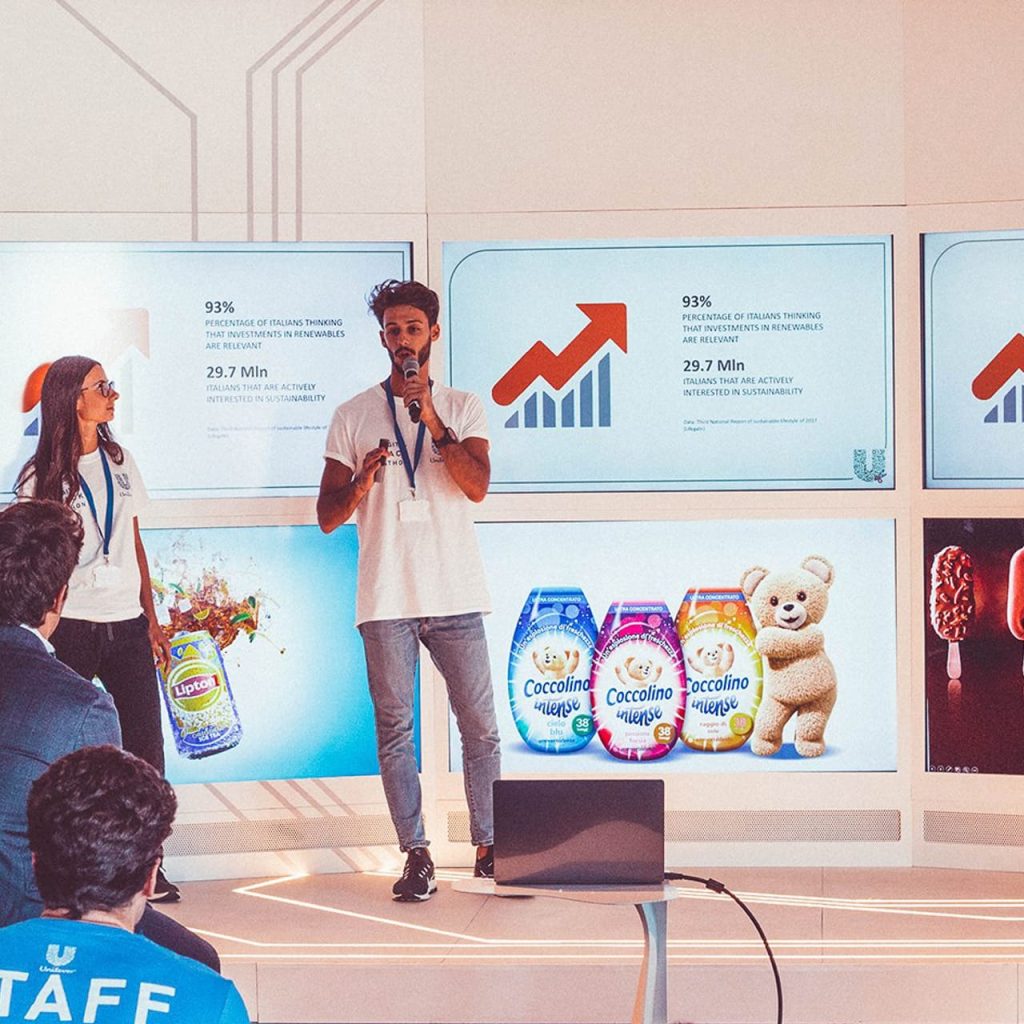 2018 - Federico Marte at Unilever Digital Hackathon 02